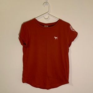 PINK orange short sleeve tee